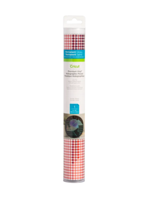 2007036 : Cricut Premium Vinyl Mosaic Holo Cherry Circles 12X48 (Maker / Explore)