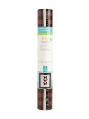Cc-prem-vinyl-rem-ptnd-rll dss9 2004612 - Cricut Premium Vinyl Removable 30x30cm 6-Sheet Sampler (Patterned Rustic Lodge Lumberjack)