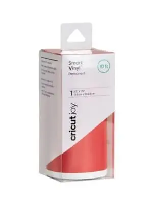 Cc-smart-vinyl-perm-14x304-cr 6wwt 2008816 : Cricut Joy Smart Vinyl – Perm Value Roll 139 Cm X 3048 Cm (Cardinal Red) (Joy)