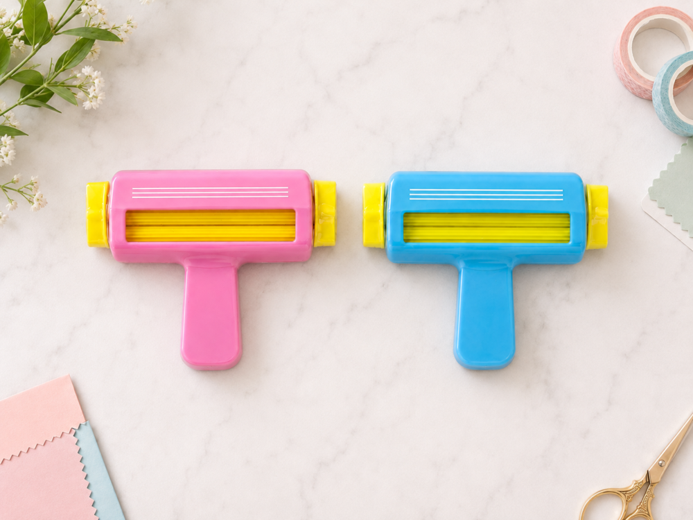 Arts & Crafts : Small Crimping Tool (Blue & Pink)