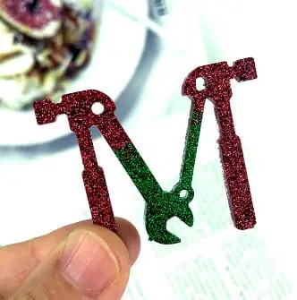 Resin & Epoxy : Alpha Tool Shaped Keychain Silicone Mould