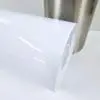 15_20oz Flat bottom Edge Sublimation Blanks : 15oz Straight Flat Bottom Tumbler (White & Silver)