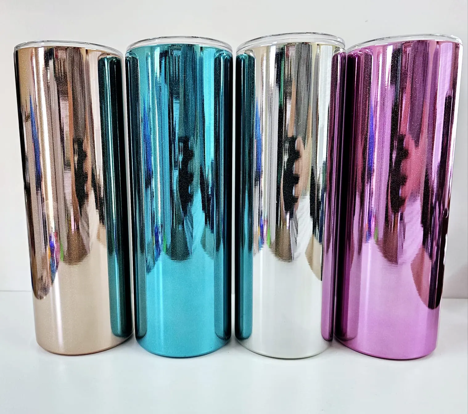 20oz Glitter Mirror Sublimation Blanks : 20oz Glitter Mirror Tumblers