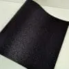 Faux Leather : 1 Piece Fine Glitter Black