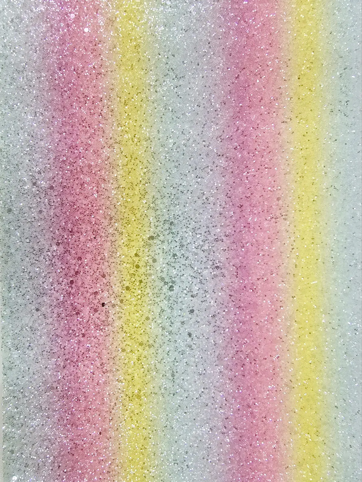 Faux Leather : 1 Piece Candy Floss Rainbow (CFR)