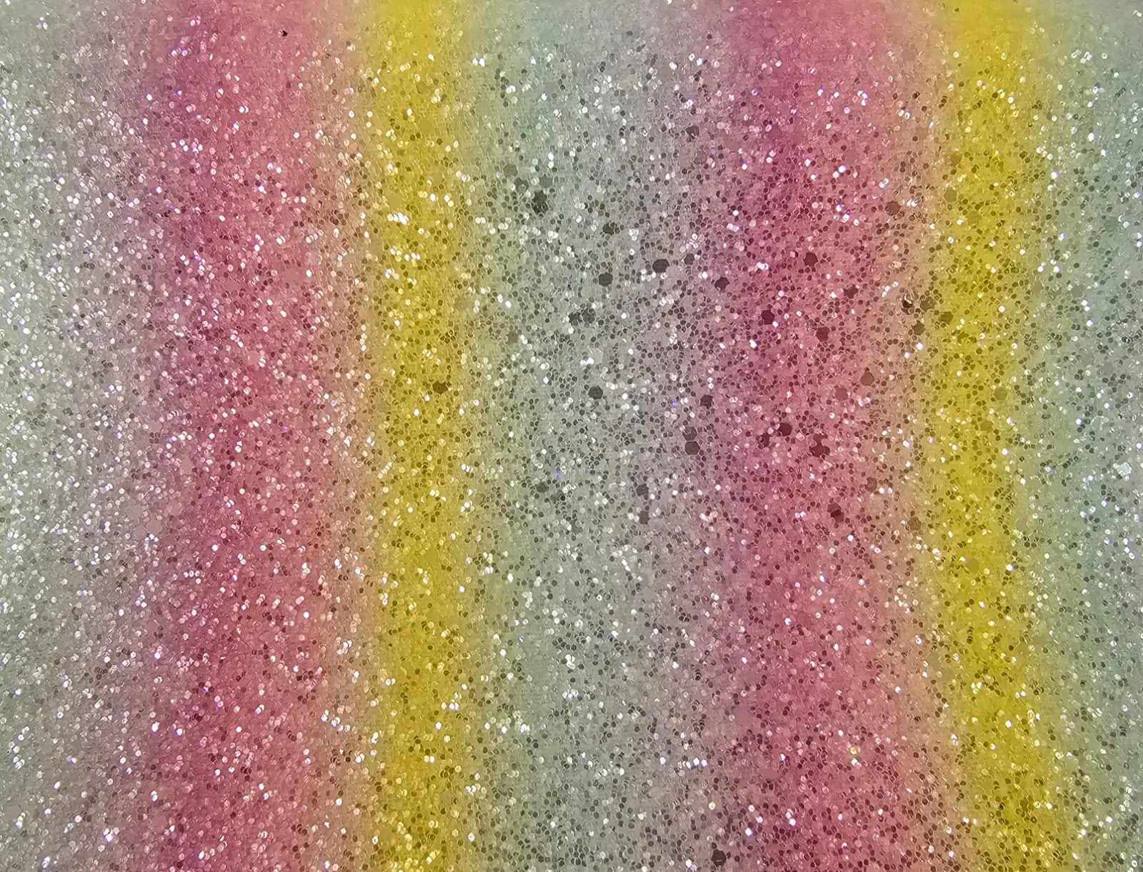 Faux Leather : 1 Piece Candy Floss Rainbow (CFR)