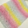 Faux Leather : 1 Piece Candy Floss Rainbow (CFR)