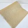 Faux Leather : 1 Piece Champagne Gold Glitter Fine