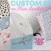 FauxLeather Custom prints4 Faux Leather : Print on Demand Your Design or Shade