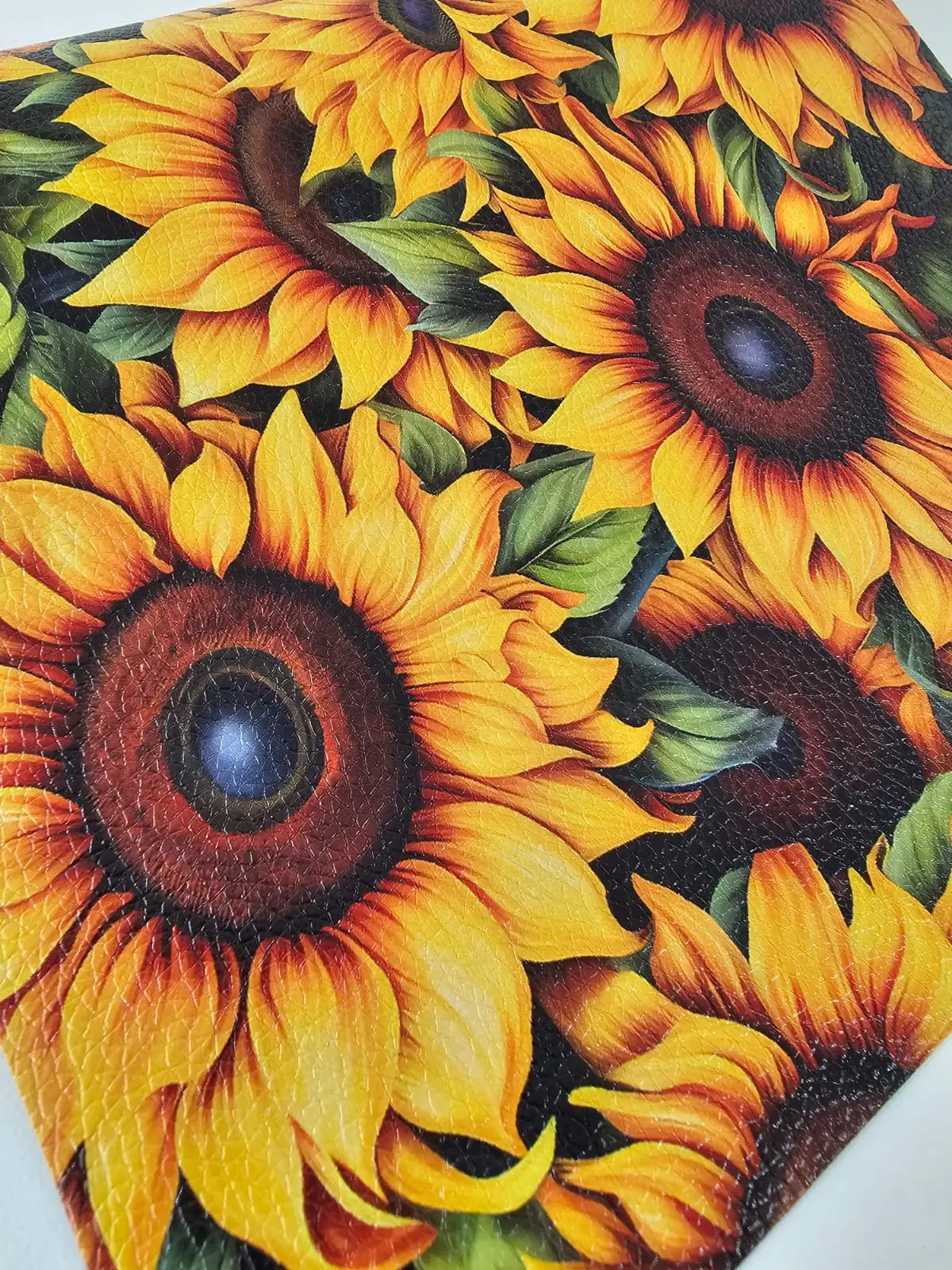 Faux Leather : 1 Piece Sunflower Crazy (SUN1)