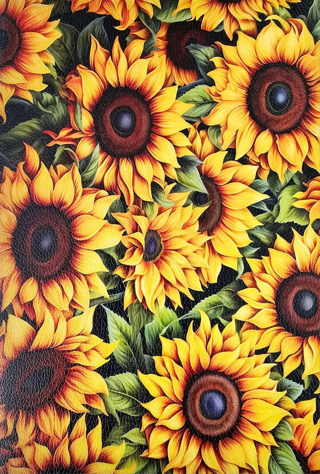 Faux Leather : 1 Piece Sunflower Crazy (SUN1)