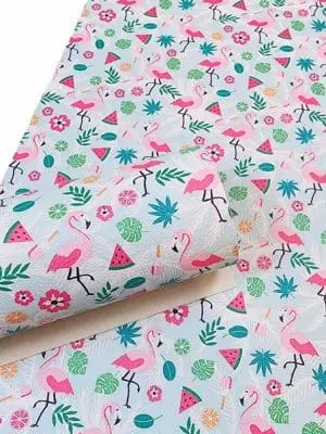 Direct UV Print : Direct to Litchi Faux Leather : A4 Sheets (Pack of 5) : Dusty Blue