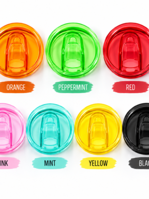 Consumables : 12/15/20oz Clear & Coloured Replacement Lids
