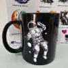 Black Mug 3D UV Stickers : Astronaut Themed A4 Sheet (Code ASTRO1)