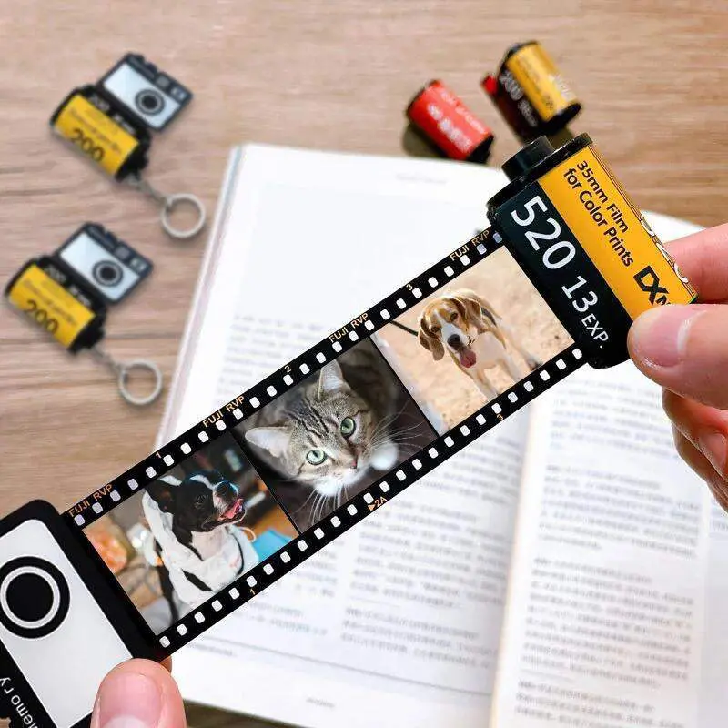 FilmKeychain_9 Sublimation Blanks : Film Keychains