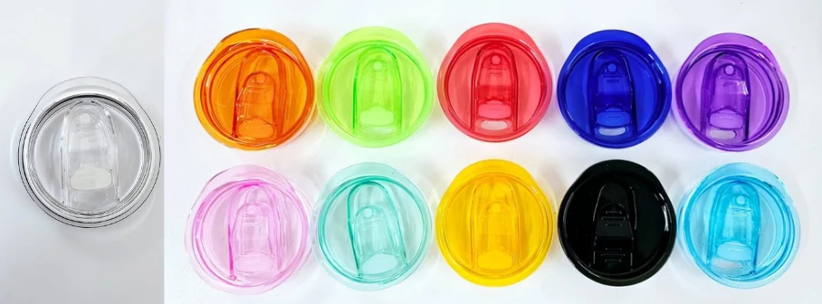 Main Picture coloured lids Consumables : 12/15/20oz Clear & Coloured Replacement Lids
