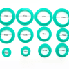 Epoxy Spinit Cup & Tumbler Spinner Consumables : 12 Piece Various Sized Protector Tumbler Silicone Shields