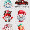 3D UV Stickers : A4 Christmas Variety Sheet 1