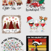 3D UV Stickers : A4 Christmas Variety Sheet 4