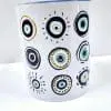 EvilEyeEE2 3D UV Stickers : A4 Evil Eye Greek Themed Stickers (EE1)
