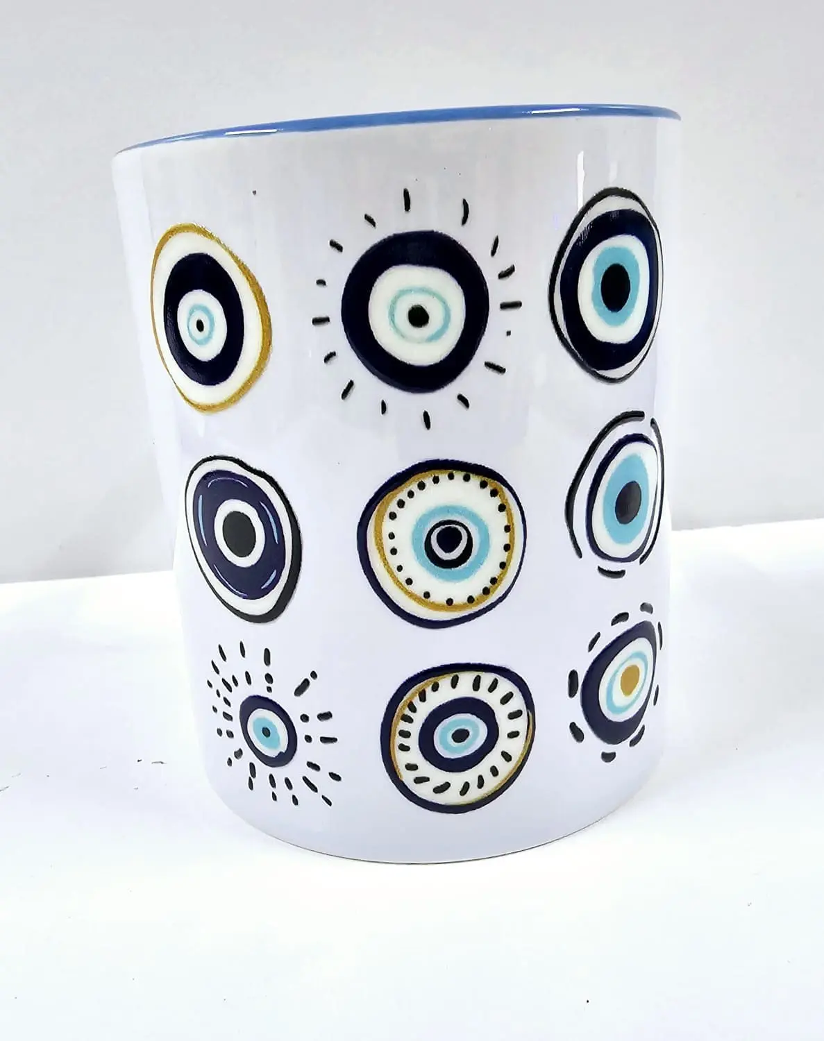 EvilEyeEE2 3D UV Stickers : A4 Evil Eye Greek Themed Stickers (EE1)