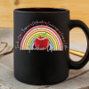 Design Corner : Teacher Life Rainbow Apple Design [Available in white & black text options] (SASDESIGN_TEA2)