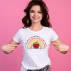 Design Corner : Teacher Life Rainbow Apple Design [Available in white & black text options] (SASDESIGN_TEA2)
