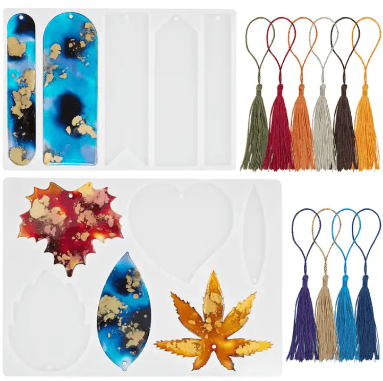 BookmarkMoulds_1&2 Resin & Epoxy : Bookmark Silicone Moulds