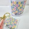 Daschund mama Pet1_a 3D UV Stickers : Dachshund Mama Combo Options for Mug & Square Acrylic Keychain (PET1)