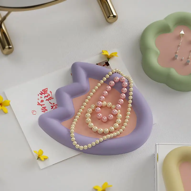 Resin & Epoxy : Shaped Coaster/Tray Silicone Moulds (5 Different Shapes)