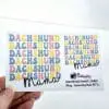 Daschund mama Combo1 3D UV Stickers : Dachshund Mama Combo Options for Mug & Square Acrylic Keychain (PET1)