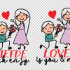 Valentine VT3 Love is You & Me Both WEB UV 3D UV Stickers : Valentine Love is you & me / Liefde is ek en jy (VT3)