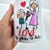 Valentine VT3 Print_1 3D UV Stickers : Valentine Love is you & me / Liefde is ek en jy (VT3)