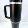 UV Sticker, Adhesive Vinyl or Engraving : 40oz Matte Black Tumblers (Stanley Dupe)