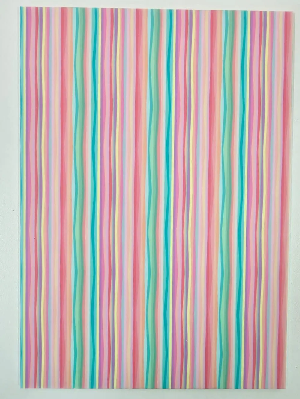 A4 Lepoard Print 01 DS WHITE a Acrylic Blanks : Patterned PASTEL CANDY STRIPES 03 White Boards (A6, A5, A4, 30 by 30cm, A3 Single or Double Sided)