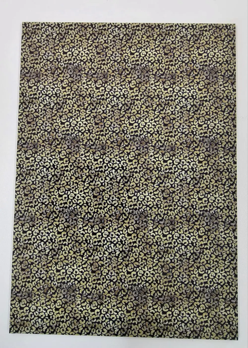 Acrylic Blanks : Patterned LEOPARD PRINT 01 Black Boards (A6, A5, A4, 30 by 30cm, A3 Single or Double Sided)