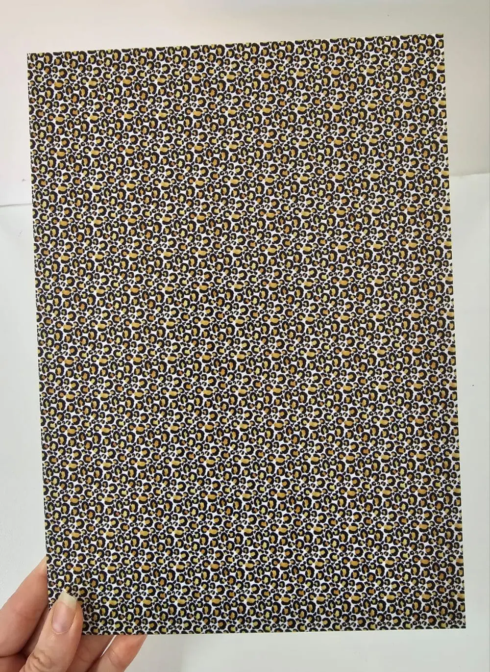 A4 Lepoard Print 01 DS on WHITE a Acrylic Blanks : Patterned LEOPARD PRINT 05 White Boards (A6, A5, A4, 30 by 30cm, A3 Single or Double Sided)