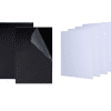 Laser Acrylic Blanks : BLACK & WHITE A6, A5, A4, A3, A2, A1 Sheets (3mm)