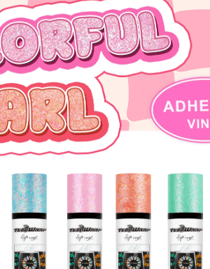 Colourful Pearl Teckwrap : Colour Pearl Adhesive Range (30 by 30cm)