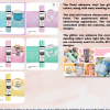 Colourful PearlAll Teckwrap : Colour Pearl Adhesive Range (30 by 30cm)