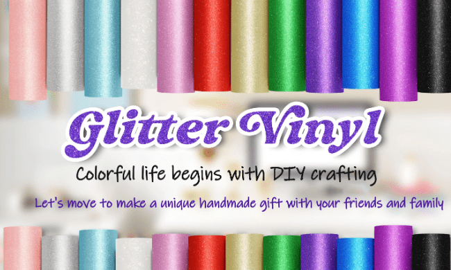 Glitter adhesive vinyl INTWC4243_b Teckwrap : Permanent Glitter Adhesive Vinyl Range (30 by 30cm)
