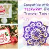 Glitter adhesive vinyl INTWC4243_e Teckwrap : Permanent Glitter Adhesive Vinyl Range (30 by 30cm)