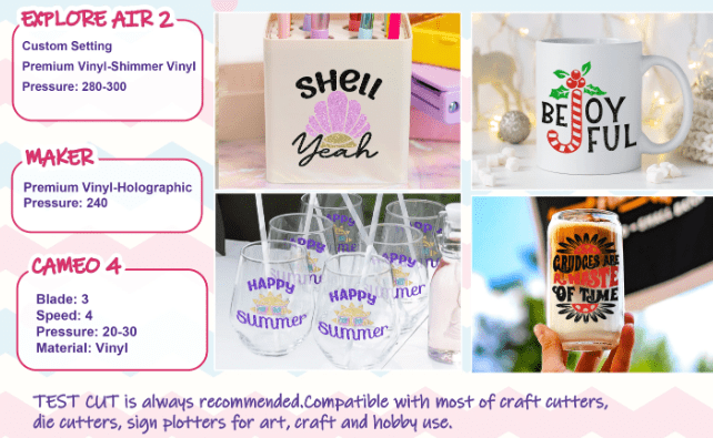 Glitter adhesive vinyl INTWC4243_f Teckwrap : Permanent Glitter Adhesive Vinyl Range (30 by 30cm)
