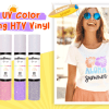 Teckwrap : UV Glitter Colour Changing HTV Range (30 by 30cm)
