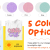 Teckwrap : UV Glitter Colour Changing HTV Range (30 by 30cm)