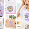 Teckwrap : UV Glitter Colour Changing HTV Range (30 by 30cm)