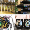 HoloRainbow2 Teckwrap : Holographic Glossy Rainbow Adhesive Range (30 by 30cm)