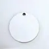 Laser Sublimation Blanks : Super Glossy 3mm Single or Double Sided Sublimation MDF 4,5 & 6cm Disc + 30mm Silver Split Keyring
