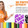 Teckwrap : Puff HTV Range (30 by 25cm)