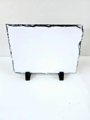 Sublimation Blanks : Matte Slate stone, Small Rectangle (18 by 13.5cm) for Sublimation (ZZ)